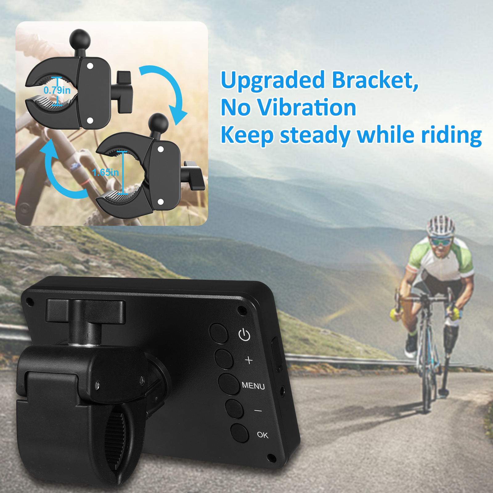 Handlebar Bike Mirror, 1080P R - Cycling Zones recension och pris