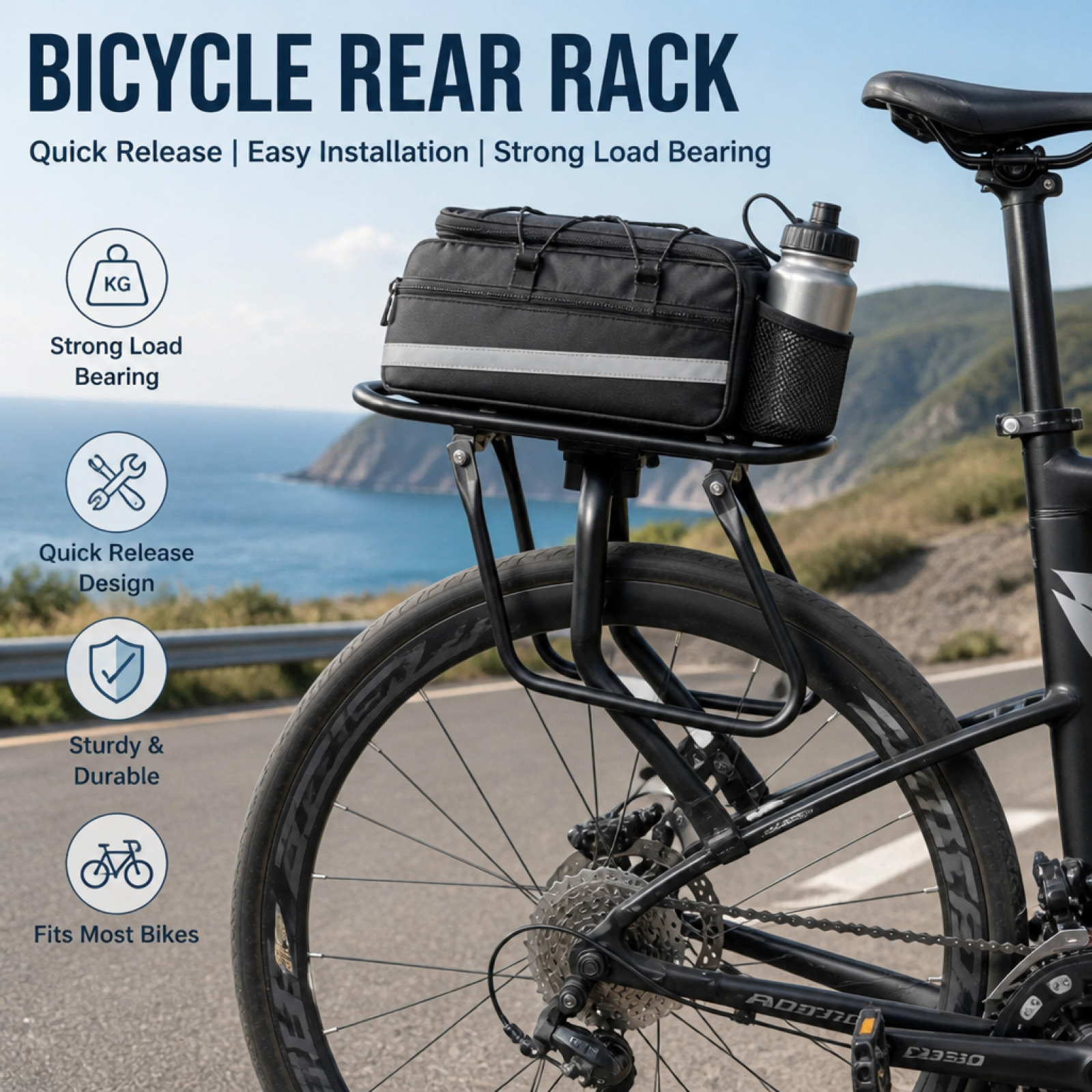Quick Release Cycle Cargo Rack - Cycling For Commute recension och pris