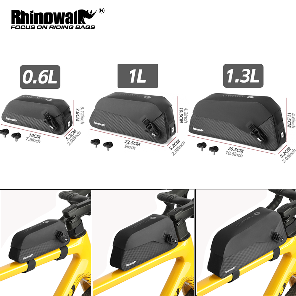 Rhinowalk Bike Top Tube Bag IP - Cycling Commuter Backpack Waterproof recension och pris