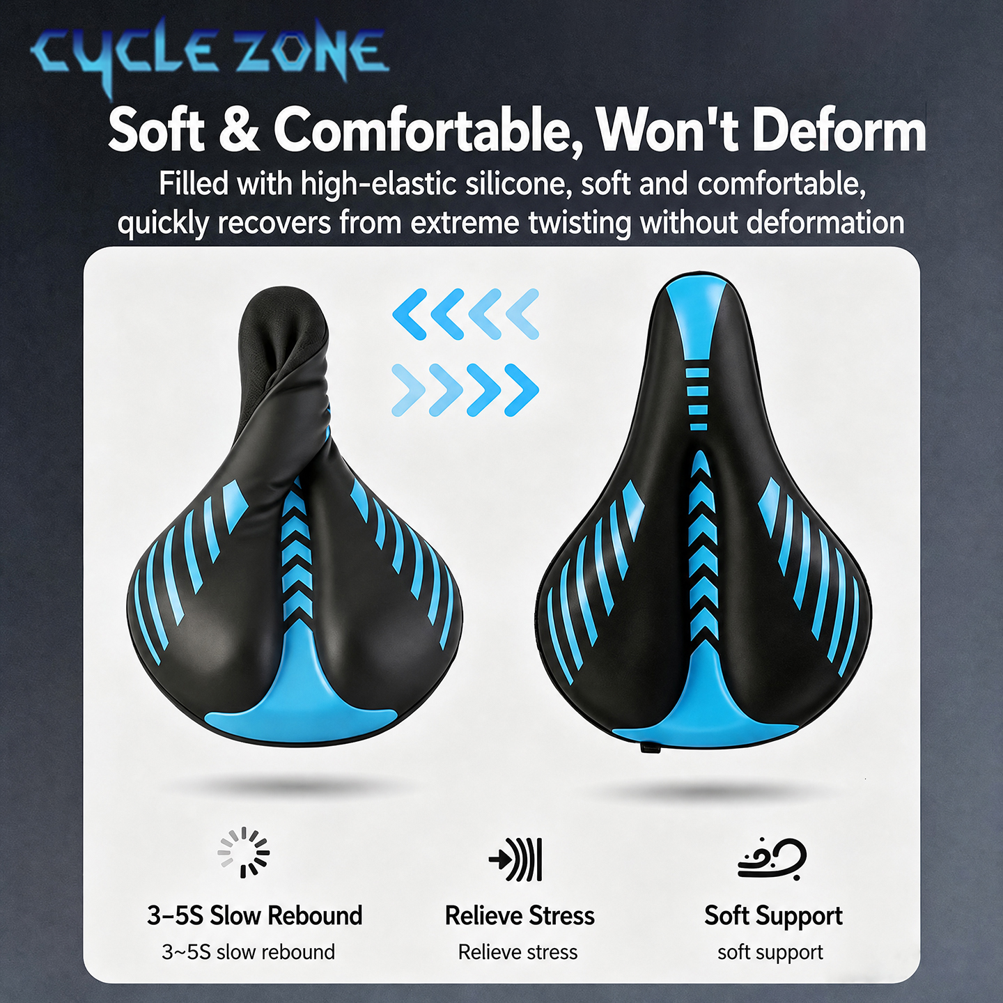 Thickened Silicone Bicycle Sad - Cycling Zones recension och pris