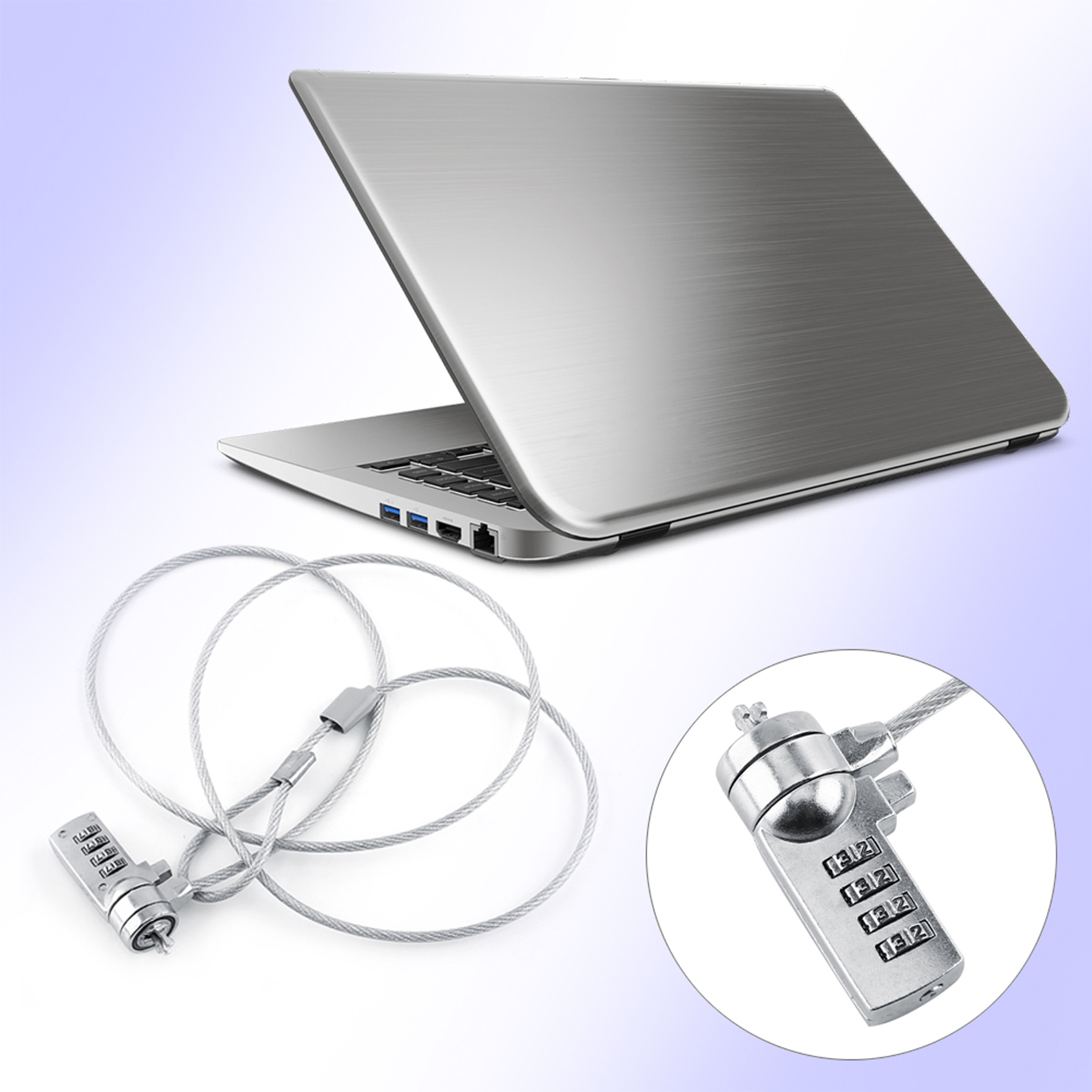 Laptop Theft Deterrent Laptop  - Chain Lock Combination recension och pris