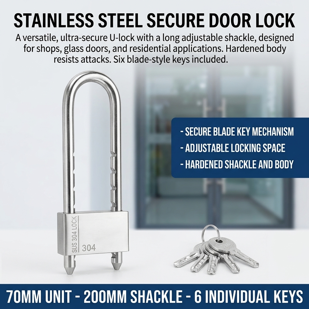 High-Strength U Lock Door Bicy - U Lock Heavy Duty recension och pris