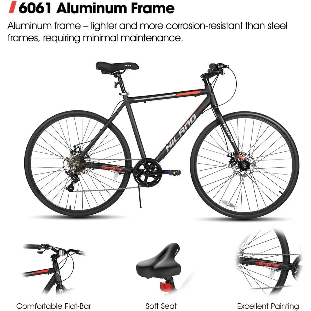 7-Speed Urban Commuter Hybrid  - Cycling Commute Speed recension och pris