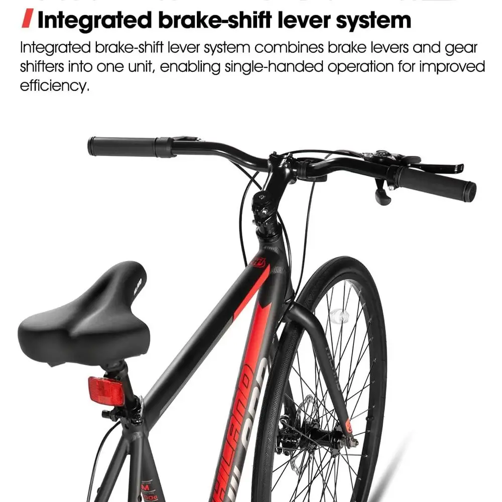 7-Speed Urban Commuter Hybrid  - Cycling Commute Speed recension och pris