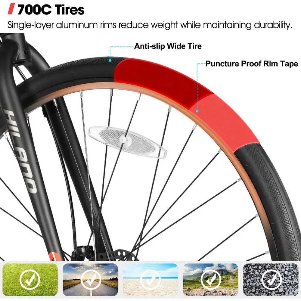 7-Speed Urban Commuter Hybrid  - Cycling Commute Speed recension och pris