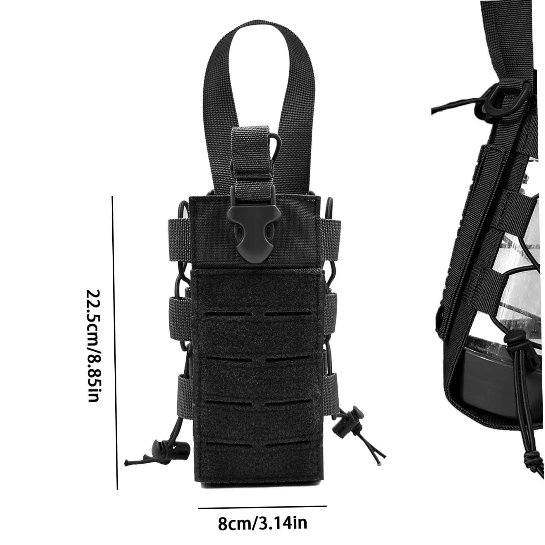 1000D Molle Water Bottle Holde - Cycling Commuter Backpack recension och pris