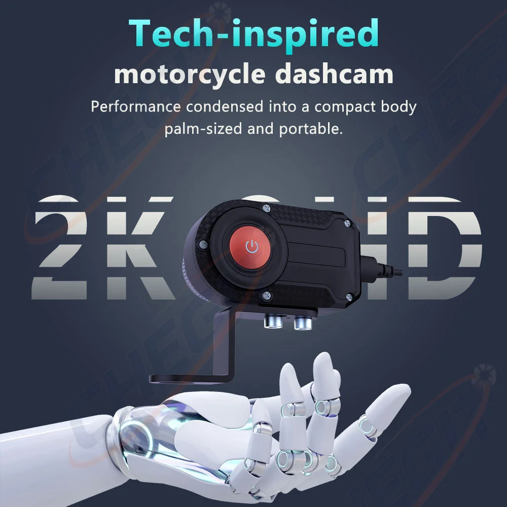 New 2K HD Motorcycle DVR WiFi  - Cycling Loop recension och pris