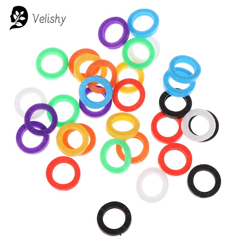 32pcs Mixed Color Hollow Rubbe - Chain Lock Combination recension och pris