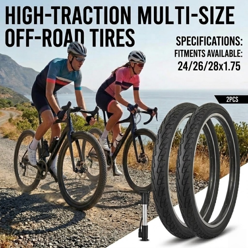 2pcs Bicycle Tires 24 26 28 x  - Cycling In City recension och pris