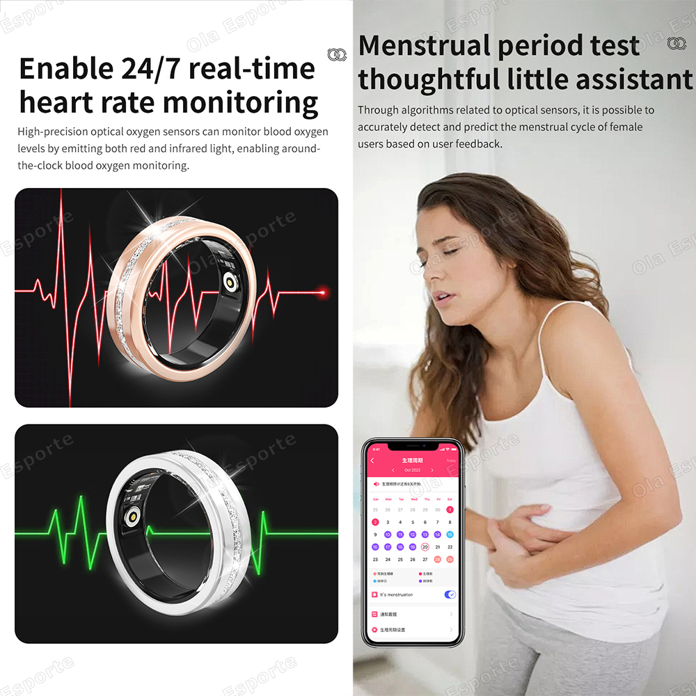 2026 New Smart Ring Lady Heart - Cycling Loop recension och pris