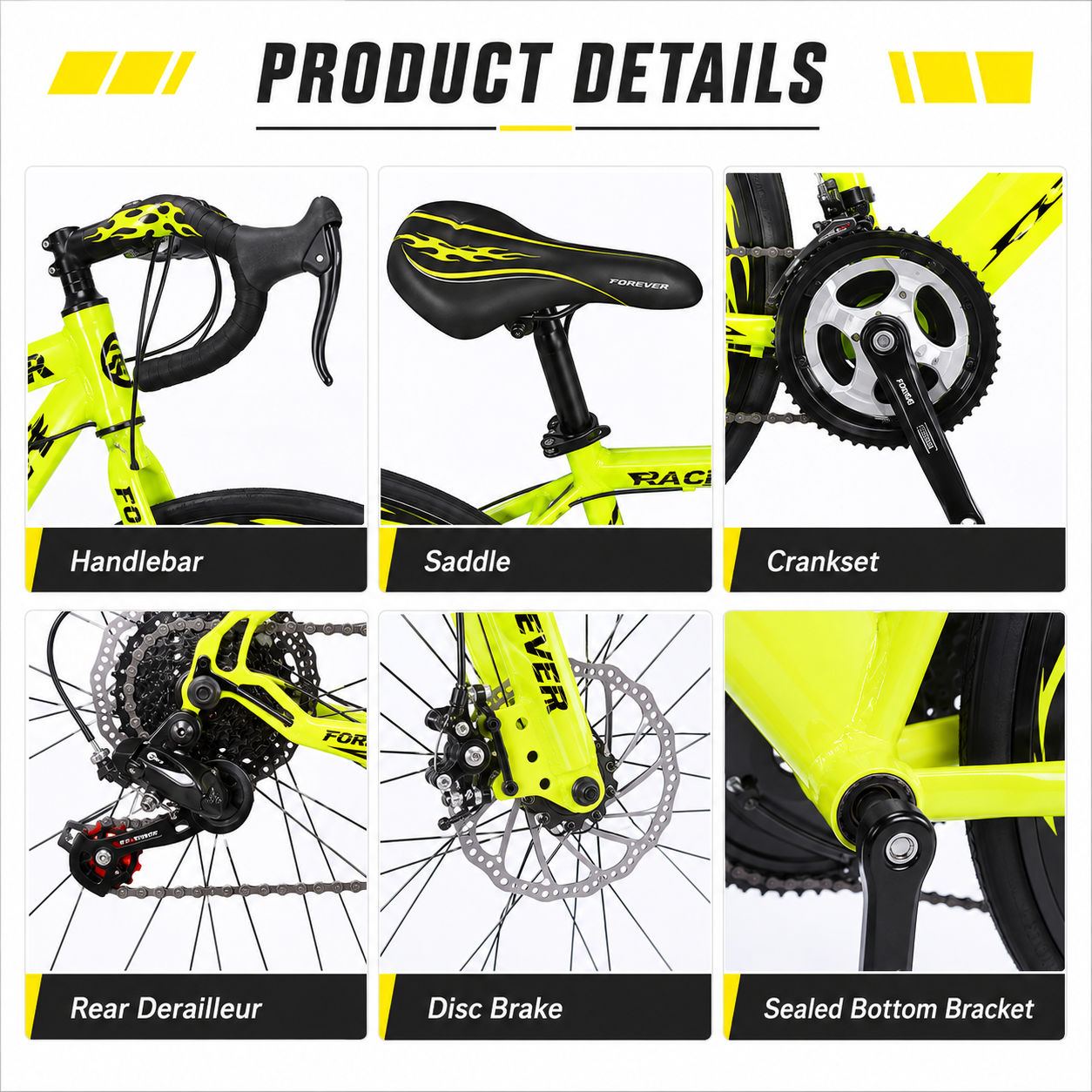 700C Road Bicycle 24 Speed Dis - Cycling Commute Speed recension och pris