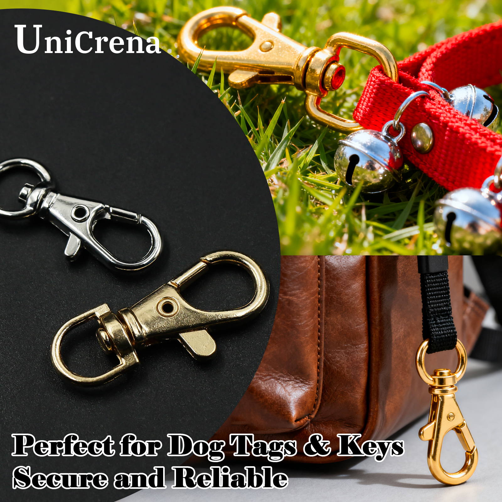 UniCrena Swivel Snap Hooks Lob - Chain Lock Combination recension och pris