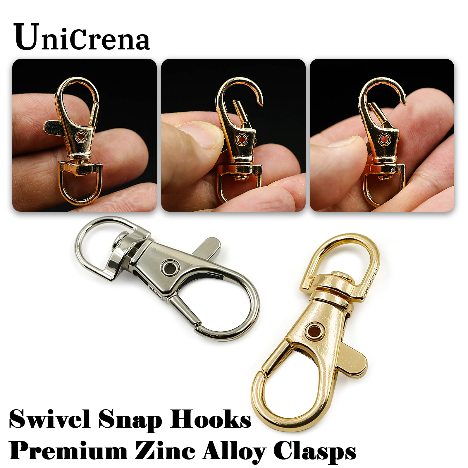 UniCrena Swivel Snap Hooks Lob - Chain Lock Combination recension och pris