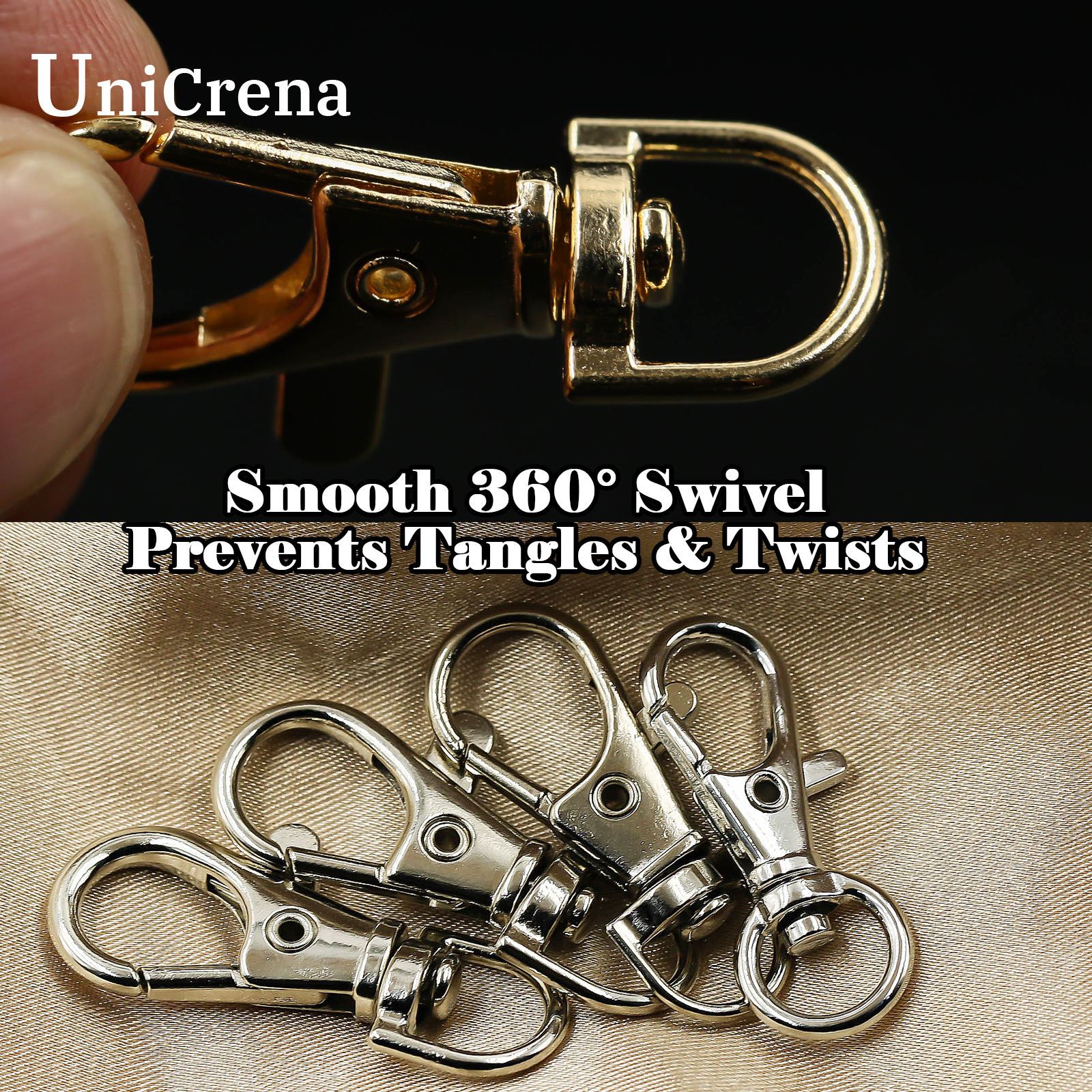 UniCrena Swivel Snap Hooks Lob - Chain Lock Combination recension och pris