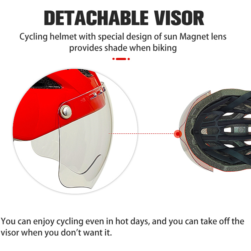 MOON Road Bike Helmet with Det - Commute Cycling Helmet recension och pris