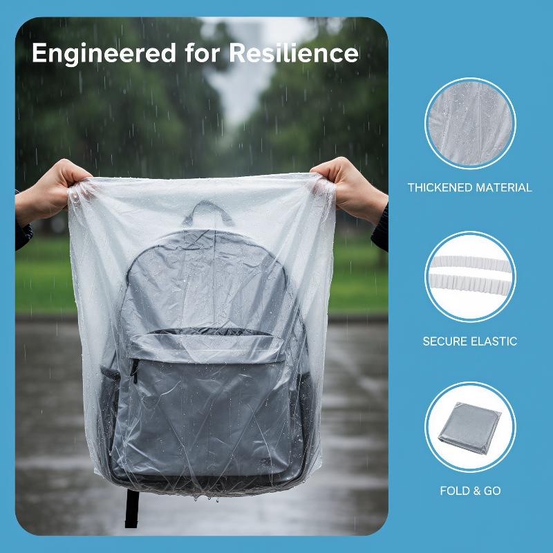 Disposable Backpack Rain Cover - Waterproof Cycling Commute recension och pris