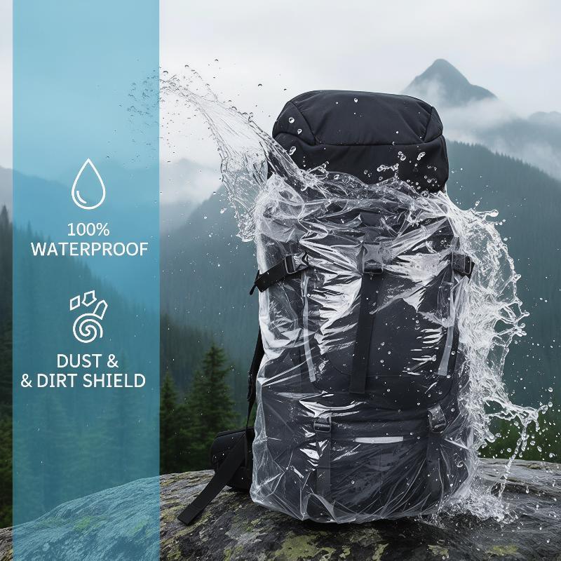 Disposable Backpack Rain Cover - Waterproof Cycling Commute recension och pris