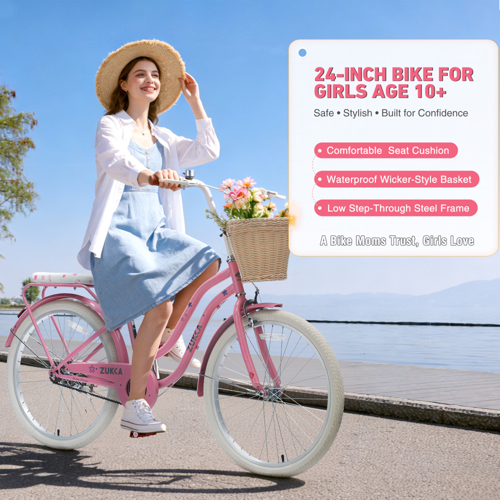24 inch teenage adult female o - Cycling Commute Speed recension och pris