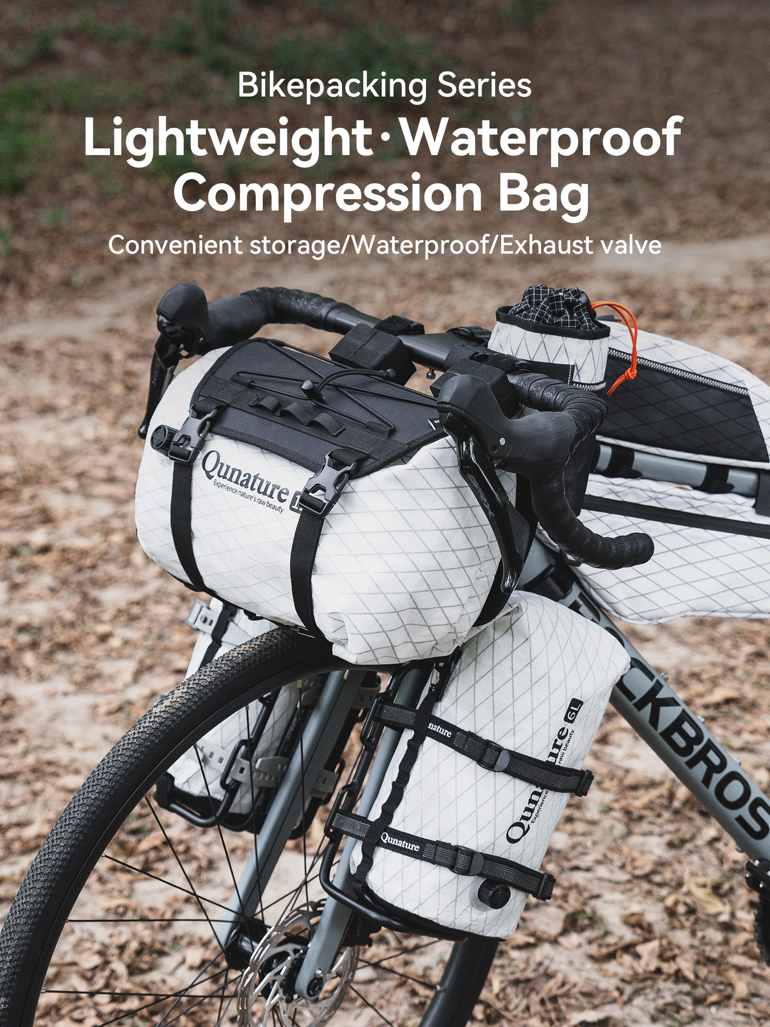 Qunature 6/12L Bikepacking Bag - Cycling Commuter Backpack Waterproof recension och pris