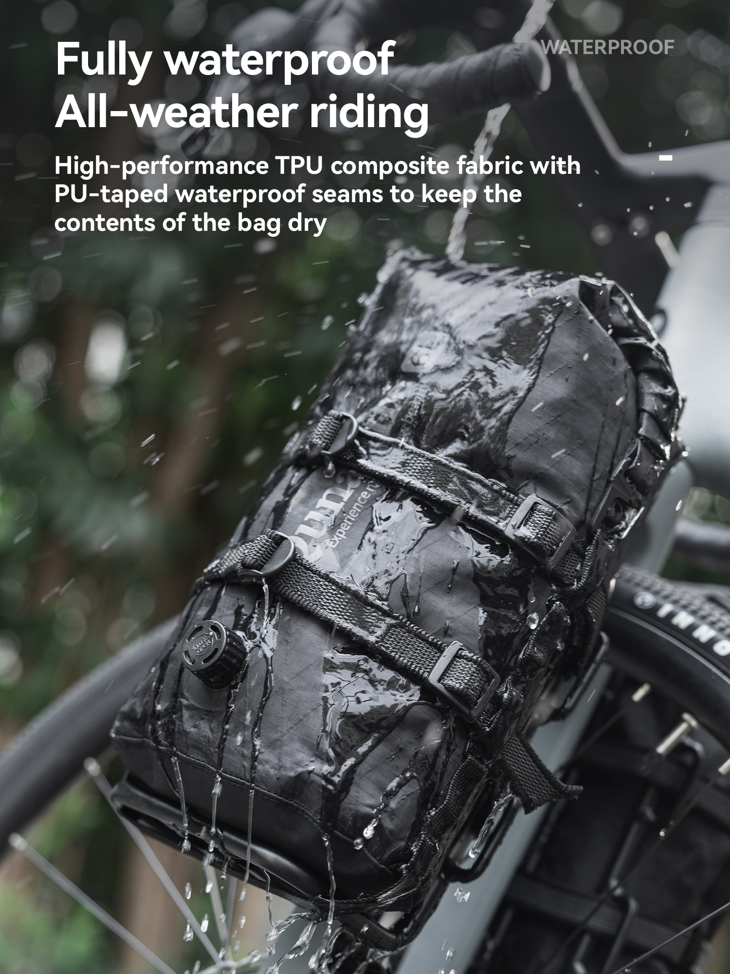 Qunature 6/12L Bikepacking Bag - Cycling Commuter Backpack Waterproof recension och pris