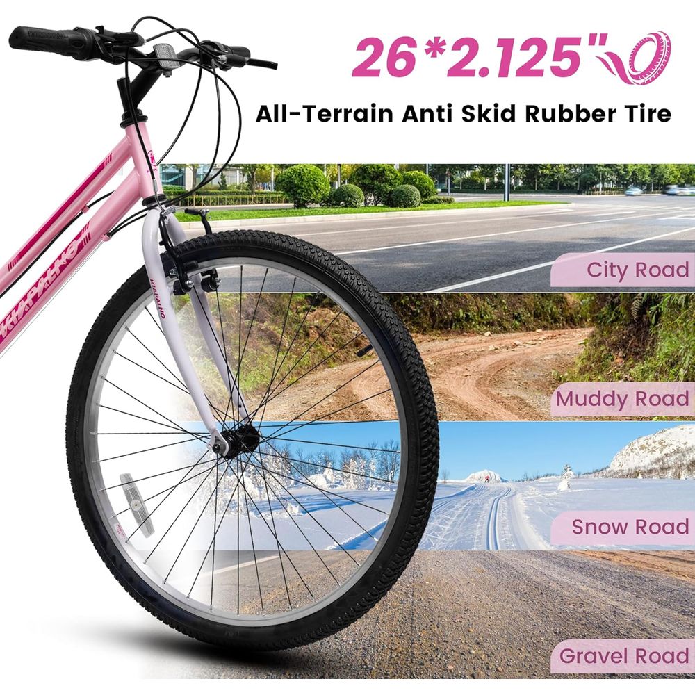 21-Speed 24/26 Inch Women's Mo - Cycling Commute Speed recension och pris