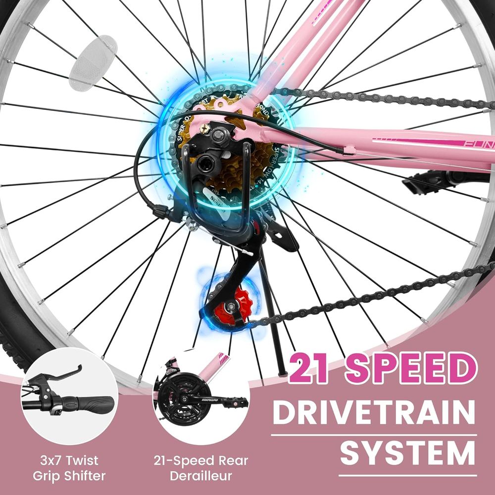 21-Speed 24/26 Inch Women's Mo - Cycling Commute Speed recension och pris