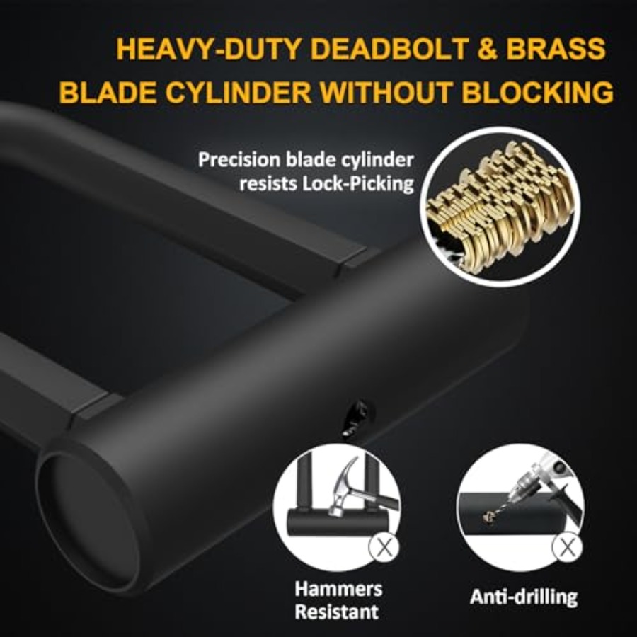 Bike U Lock Heavy Duty Bike Lo - U Lock Heavy Duty recension och pris