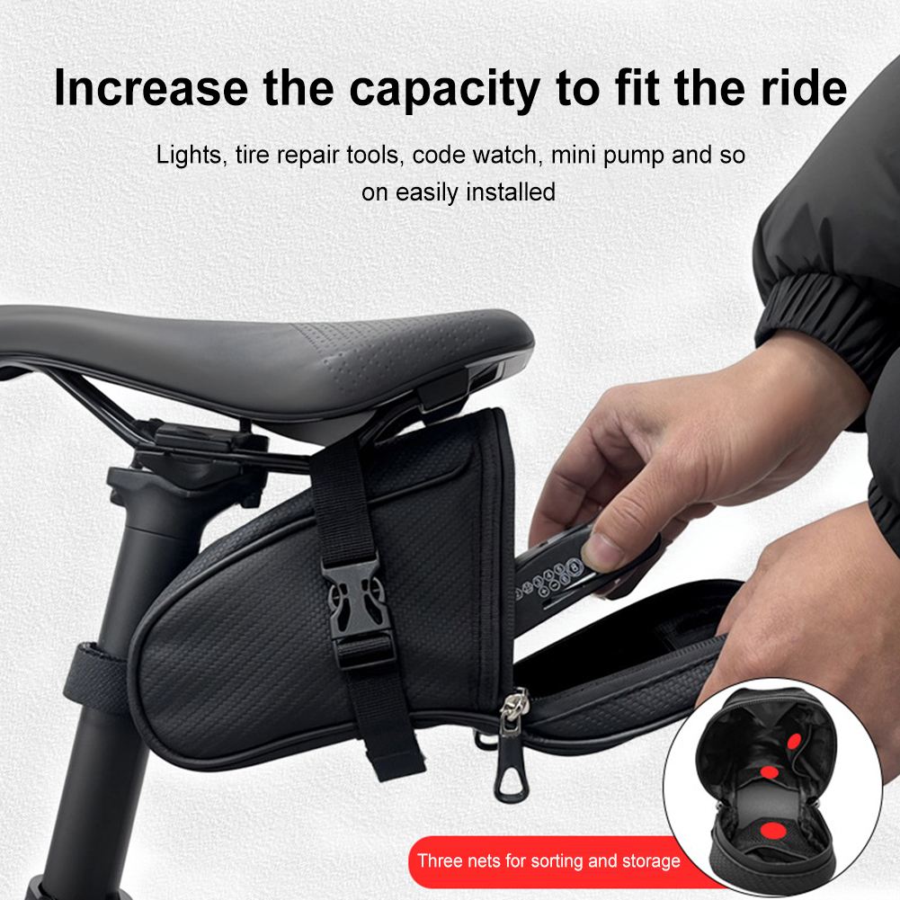 1L Bike Saddle Bag Waterproof  - Saddle Bag Under Seat recension och pris