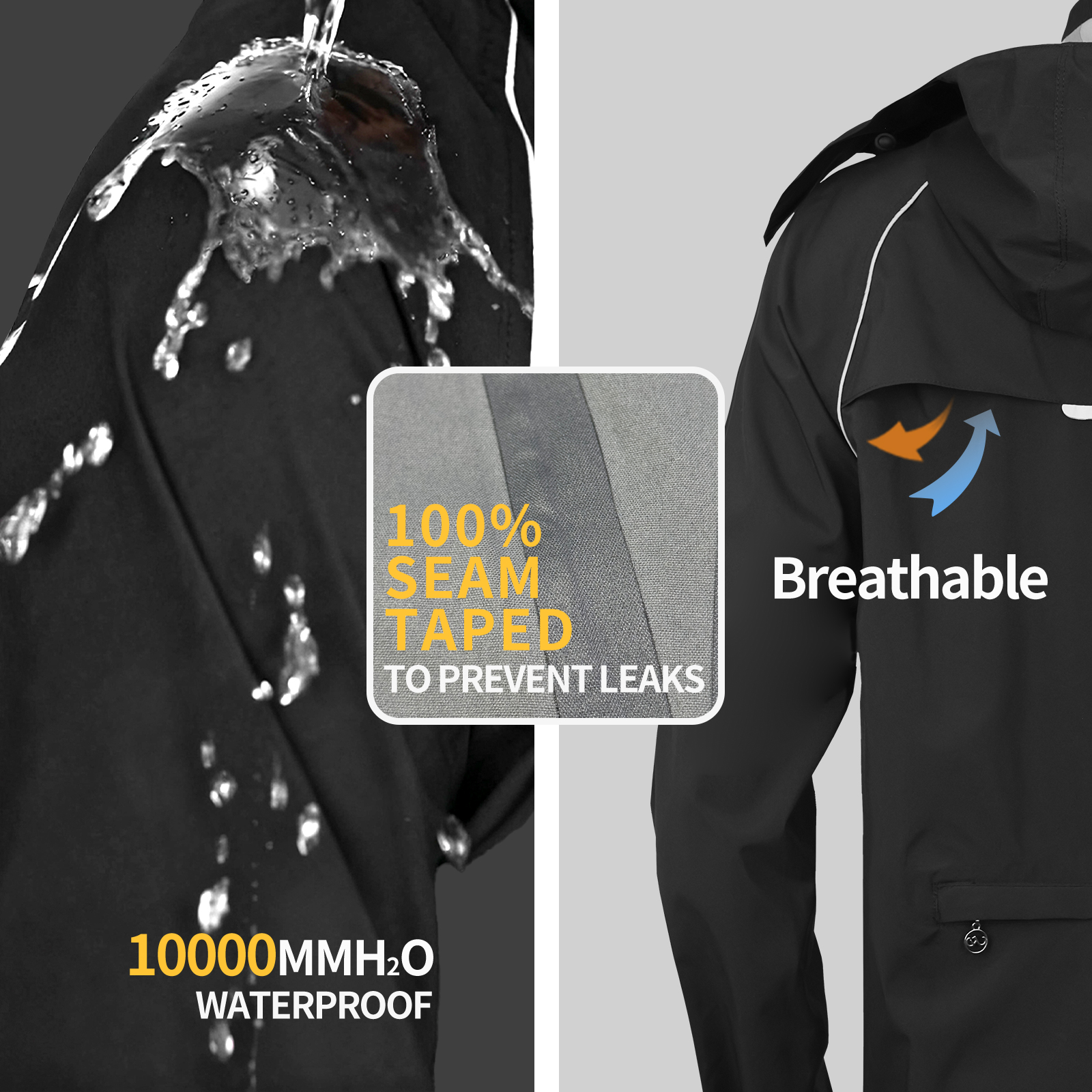 WOSAWE Reflective Motorcycle R - Cycling Commute Jacket recension och pris