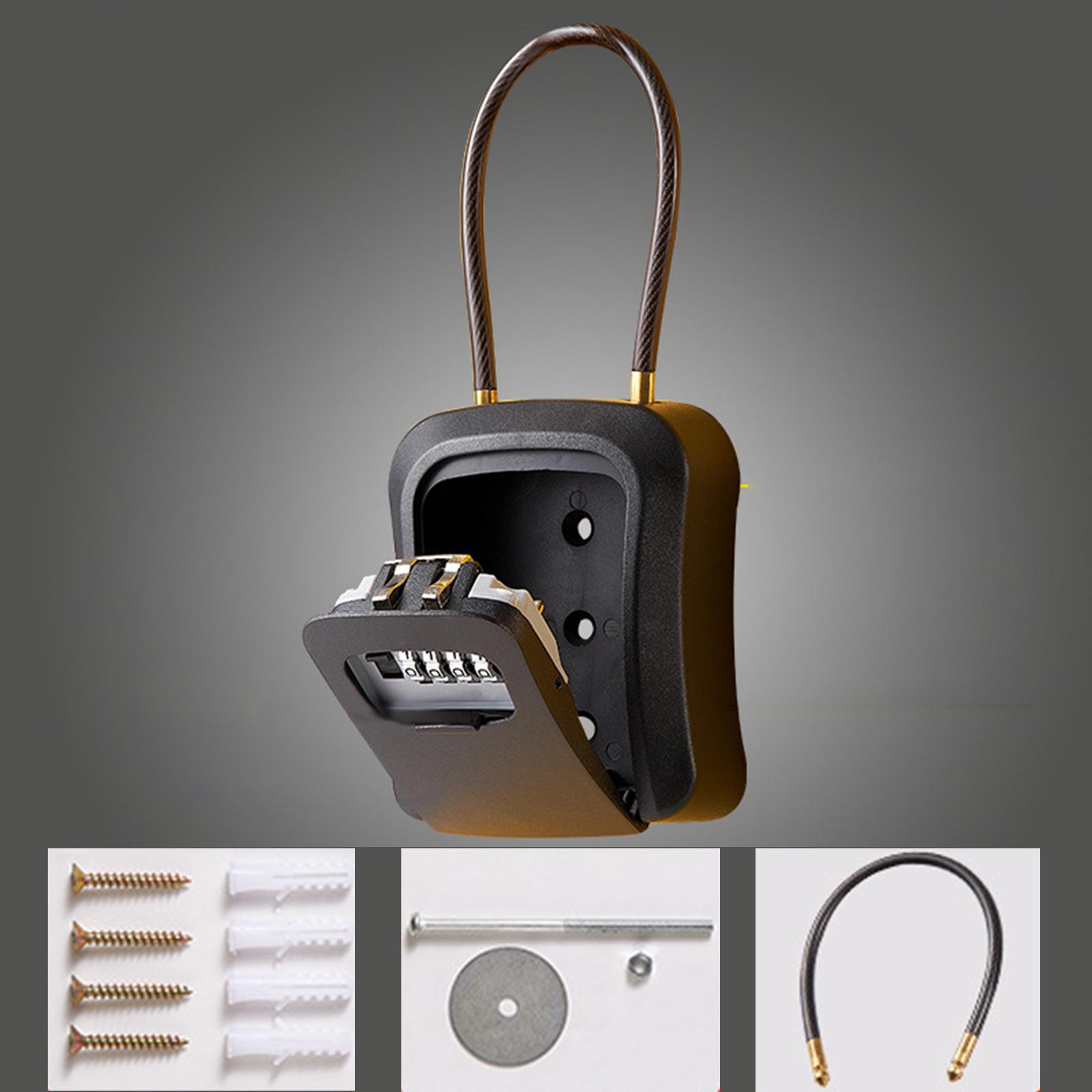 Key Lock Box Key Security Box  - Chain Lock Combination recension och pris