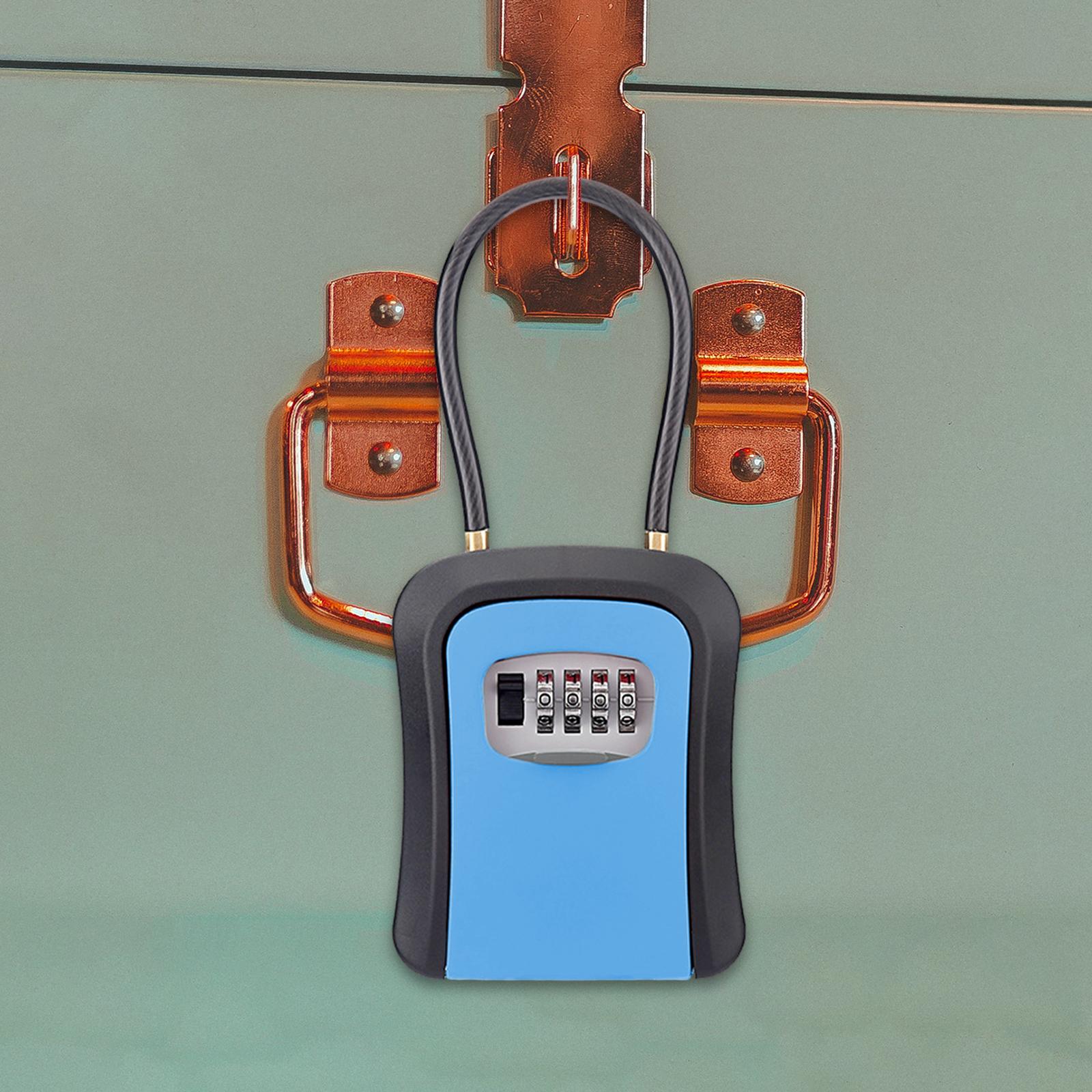 Key Lock Box Key Security Box  - Chain Lock Combination recension och pris