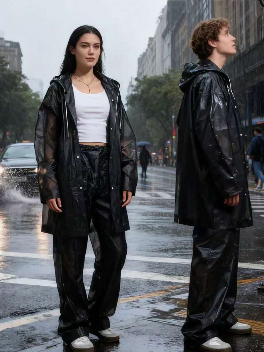 2pcs Unisex full-body rain sui - Cycling Commuter Rain Jacket recension och pris