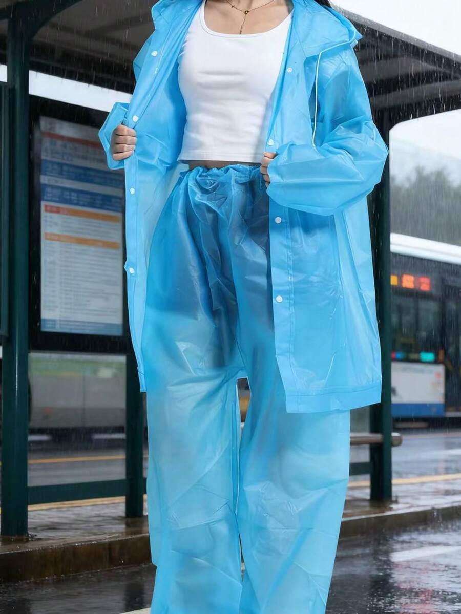 2pcs Unisex full-body rain sui - Cycling Commuter Rain Jacket recension och pris