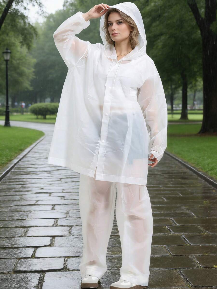 2pcs Unisex full-body rain sui - Cycling Commuter Rain Jacket recension och pris